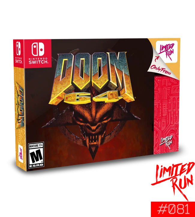 DOOM 64 Classic Edition (25th Anniversary Limited Run) [LRG #081] (Switch)