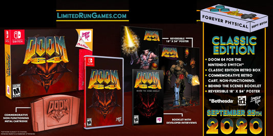 DOOM 64 Classic Edition (25th Anniversary Limited Run) [LRG #081] (Switch)
