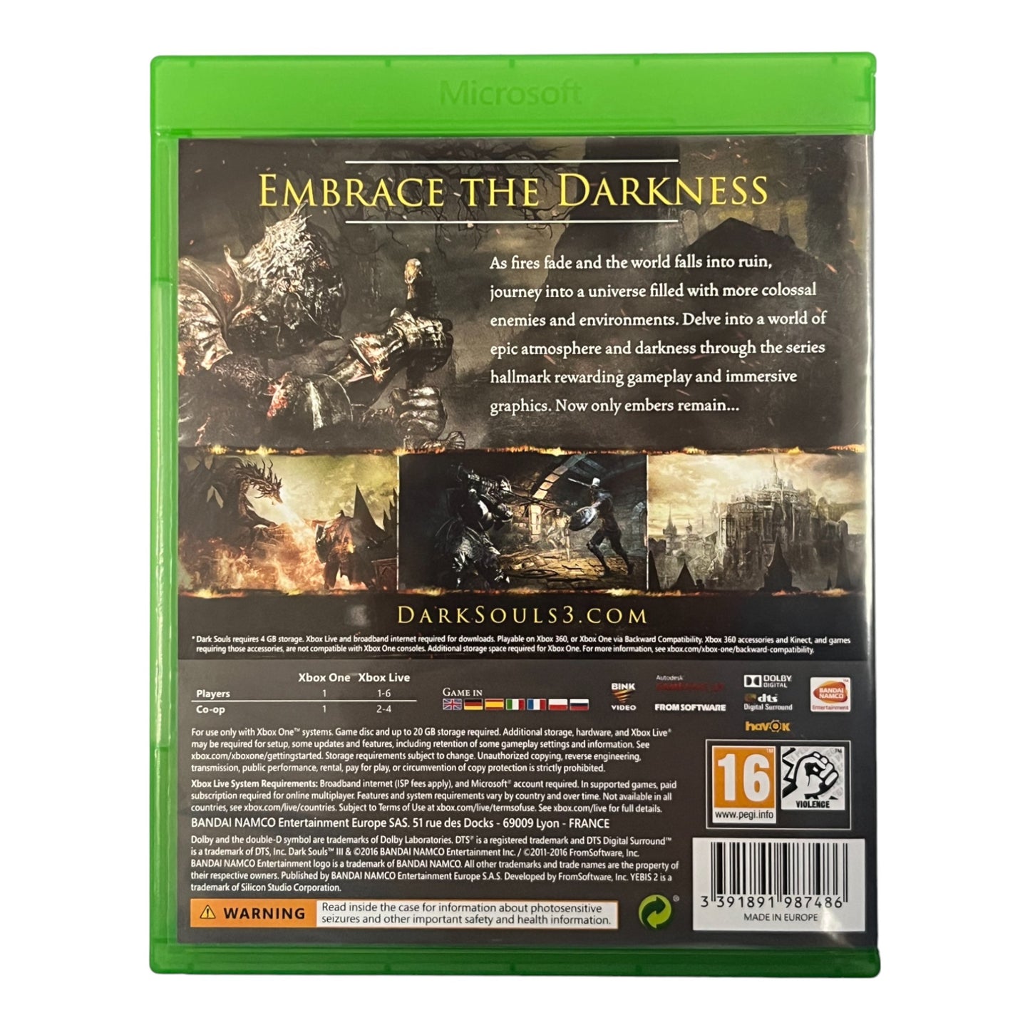 Dark Souls III (Xbox One)