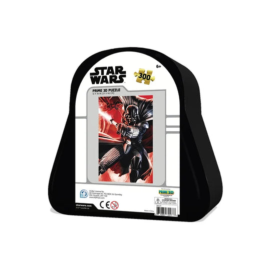 Darth Vader Prime3D Puzzle Tin (300 Pieces, 18" × 12") | Join the Dark Side. Piece by Piece.