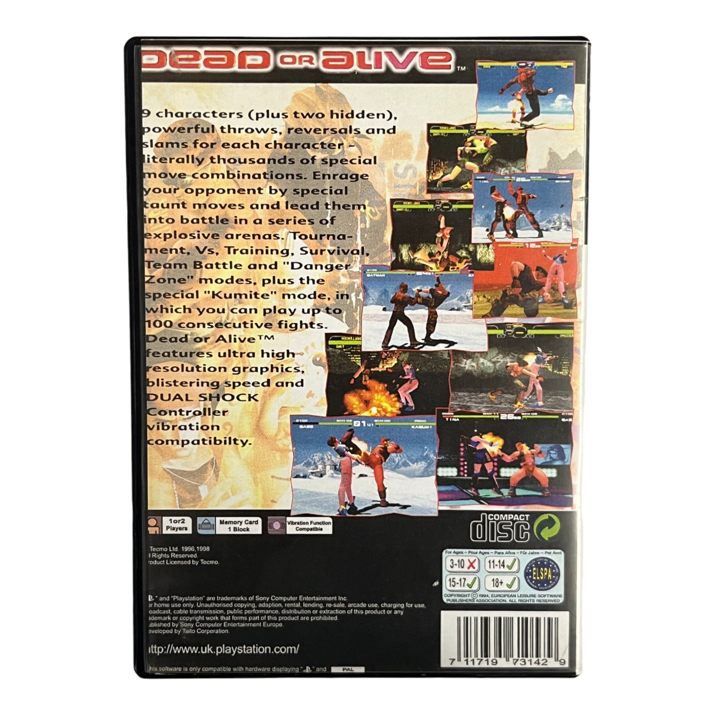 Dead Or Alive (PS1)