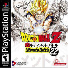 Dragon Ball Z Ultimate Battle 22 game cover for PlayStation