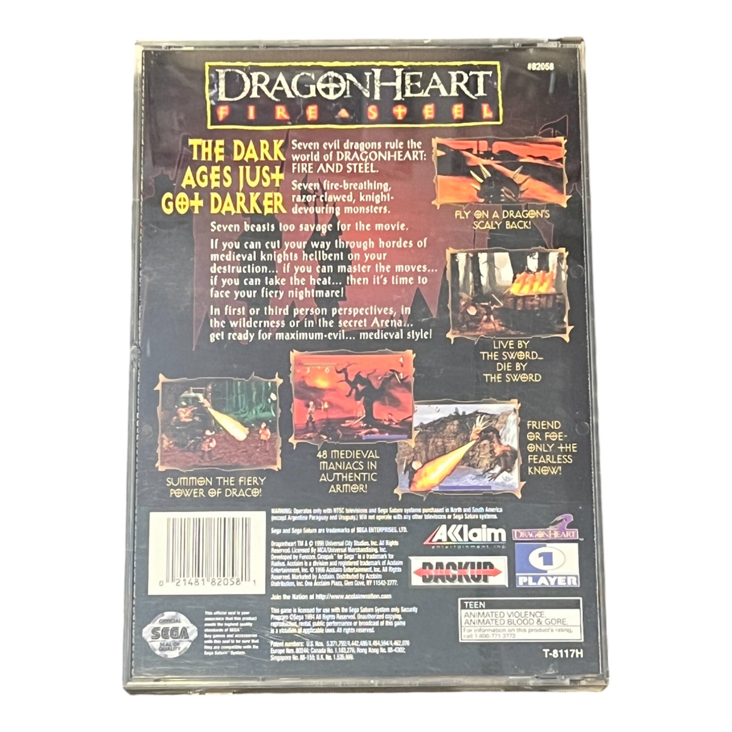 Dragonheart Fire & Steel (Sega Saturn)