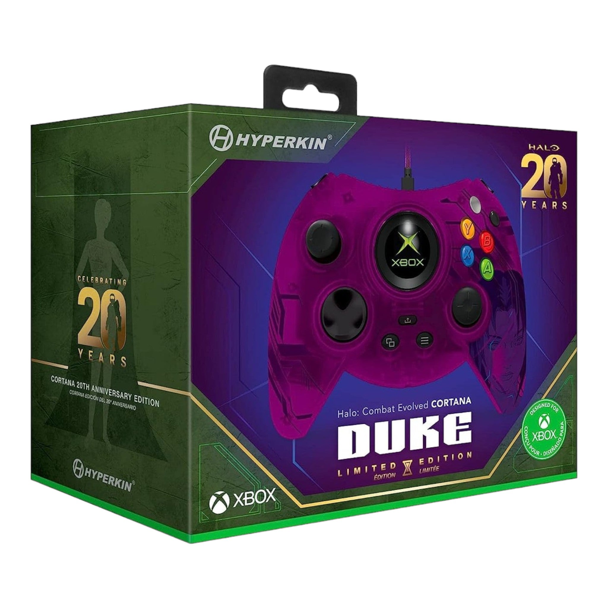 Duke Limited Edition Halo : Combat Evolved Controller Cortana - Xbox S ...