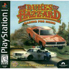 PlayStation game cover for 'The Dukes of Hazzard: Racing for Home'