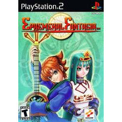 PlayStation 2 game cover featuring two characters with a staff and sword.