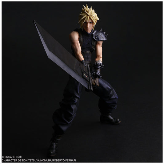 Final Fantasy VII Rebirth Play Arts Shin Cloud Strife Action Figure