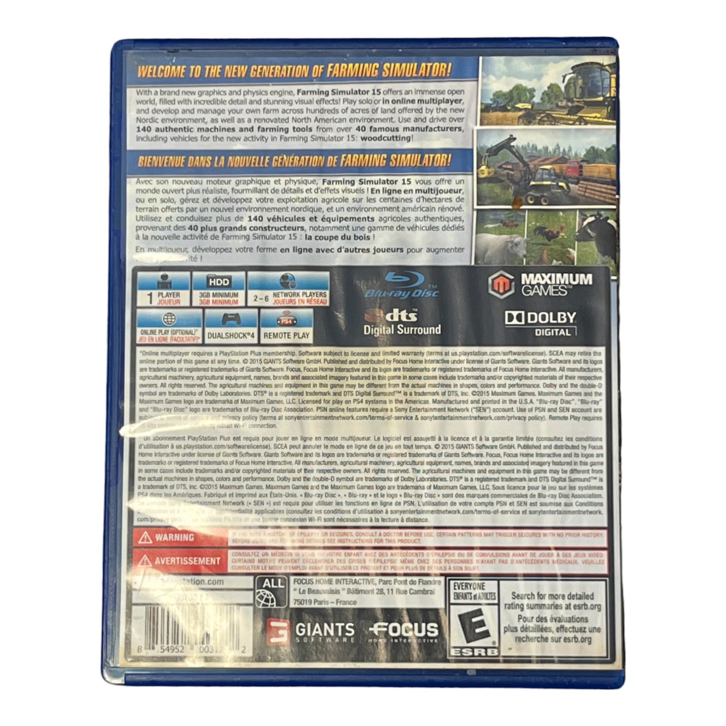 Farming Simulator 15 (PS4)