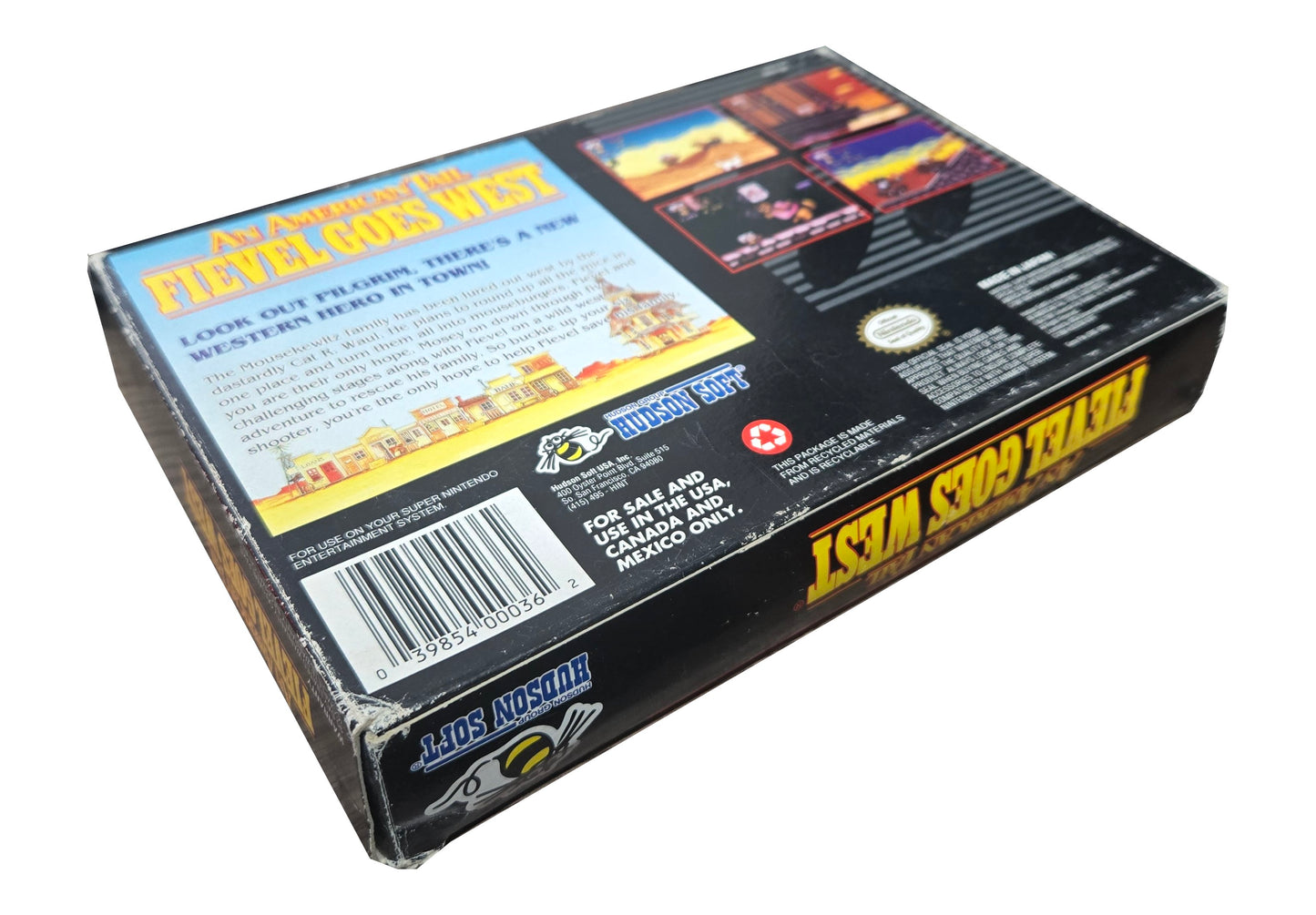 An American Tail Fievel Goes West (SNES)