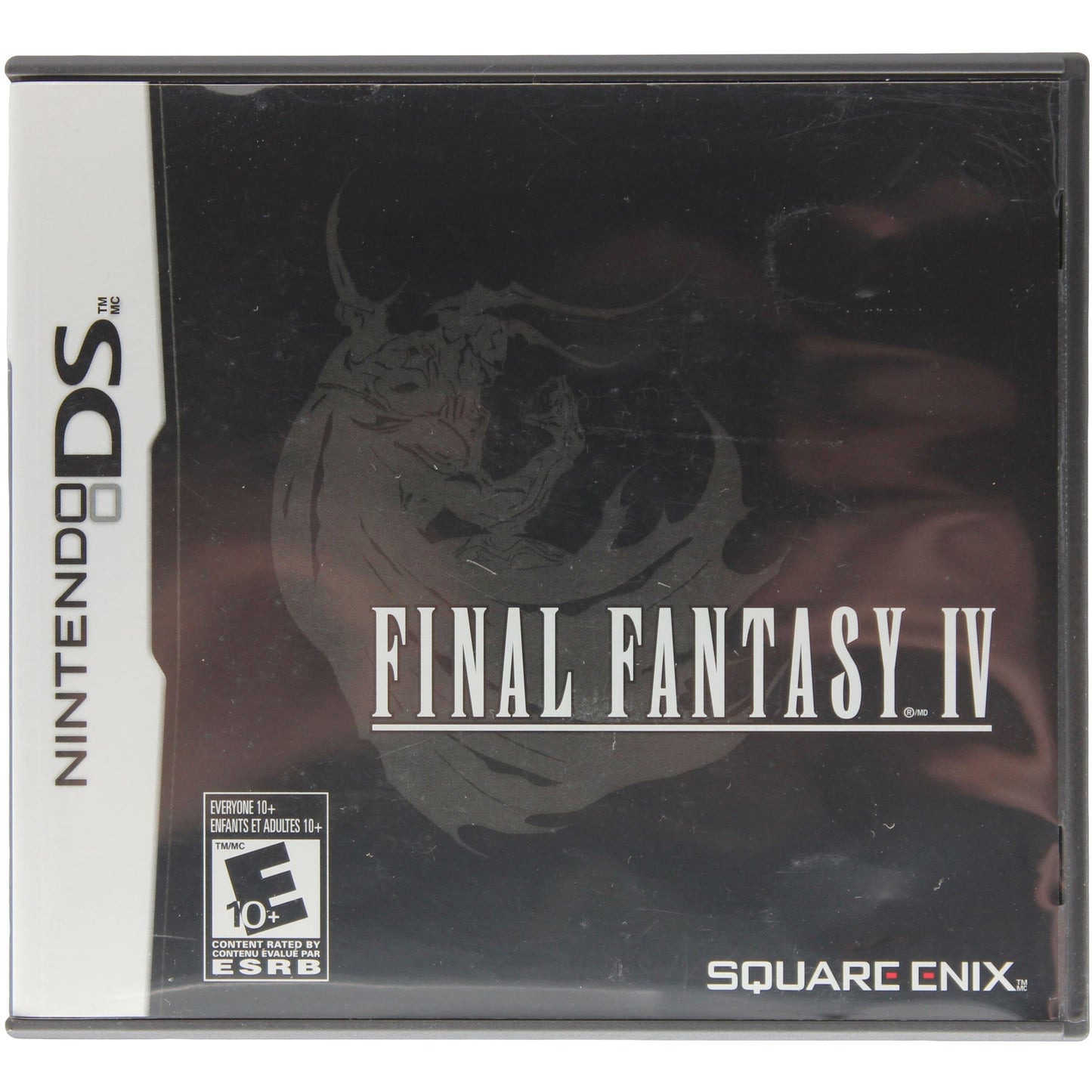 Nintendo DS game case for 'Final Fantasy IV' with Square Enix branding.