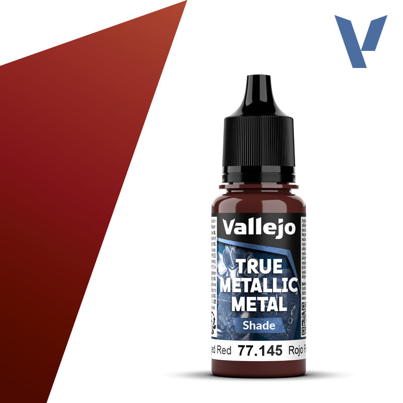 Vallejo - True Metallic Metal: Single Bottles –  Forged Red System 18ml