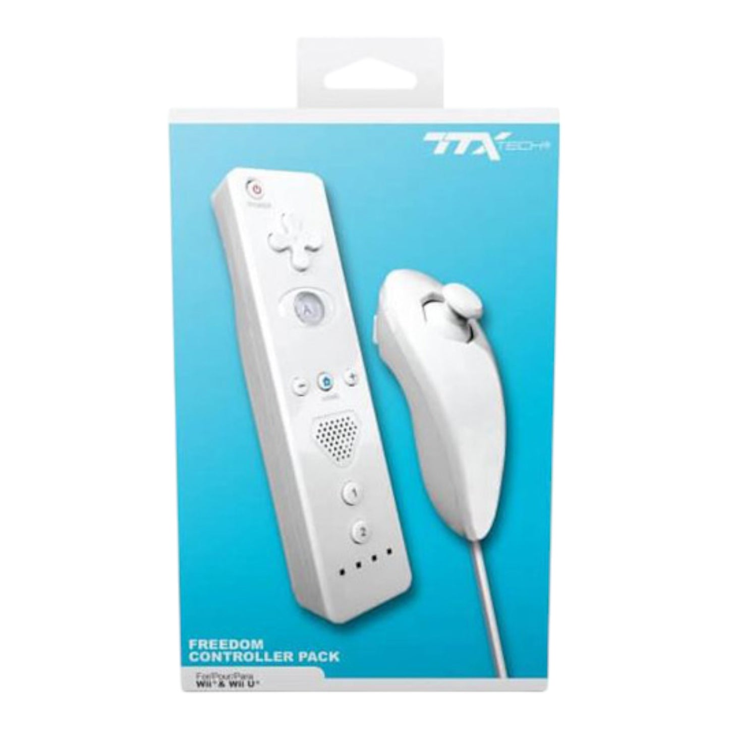 Wii/Wii-U Wireless Freedom Wiimote Action Plus & Nunchuck Bundle