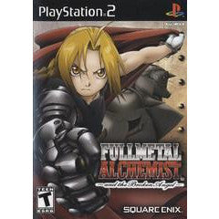 PlayStation 2 game case for 'Fullmetal Alchemist' with character artwork.