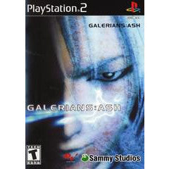 PlayStation 2 game cover for 'Galerians: Ash' with a character's face and branding.