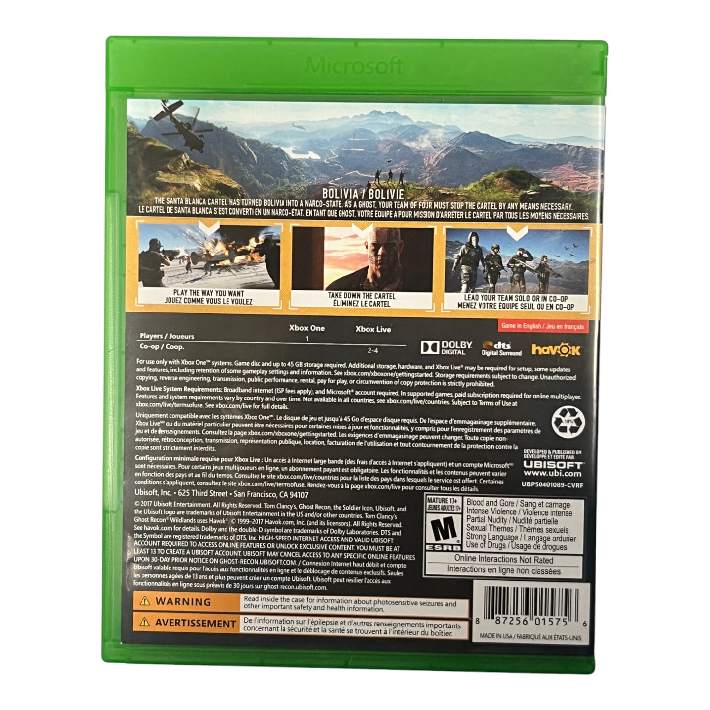 Ghost Recon Wildlands (Xbox One)