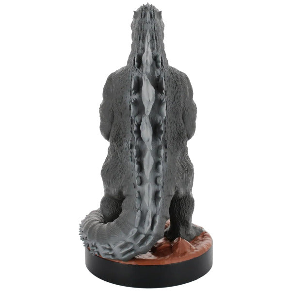 Gray monster-like creature figurine on a white background
