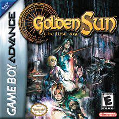 Game Boy Advance game case for 'Golden Sun: The Lost Age' with characters and fantasy elements.