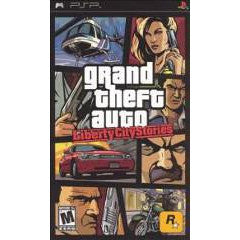 Grand Theft Auto: Liberty City Stories game case on a white background