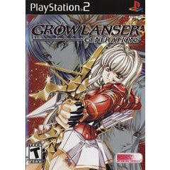 PlayStation 2 game cover of 'Crowlanser Generations' with a character in armor.