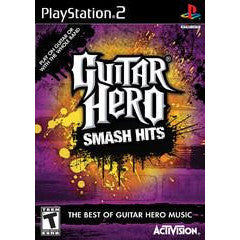 Guitar Hero Smash Hits game case for PlayStation 2 on a white background