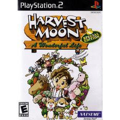 Harvest Moon: A Wonderful Life Special Edition game box for PlayStation 2
