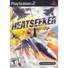 Game cover for 'Heatseeker' on PlayStation 2 with fighter jets and 'Crydomasters' branding.