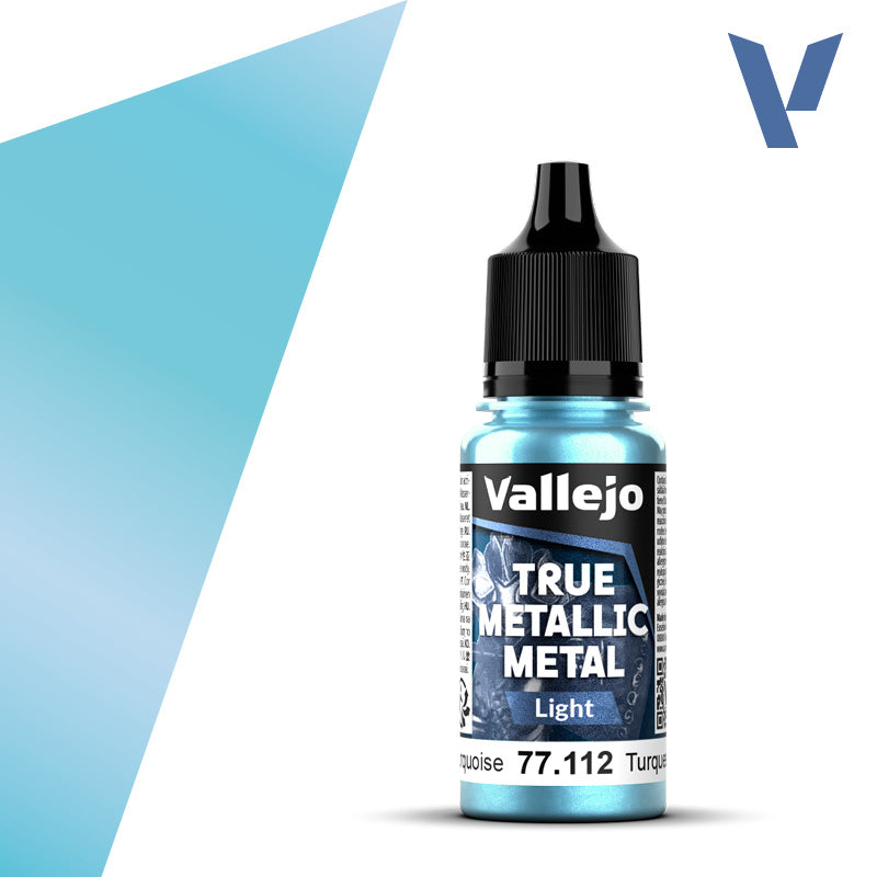 Vallejo - True Metallic Metal: Single Bottles – Hydra Turquoise System 18ml