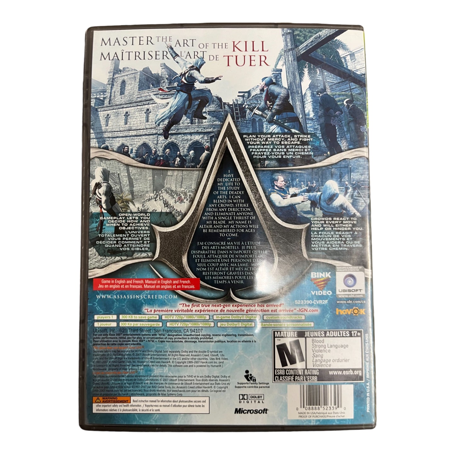 Assassin's Creed [Platinum Hits] (Xbox 360)