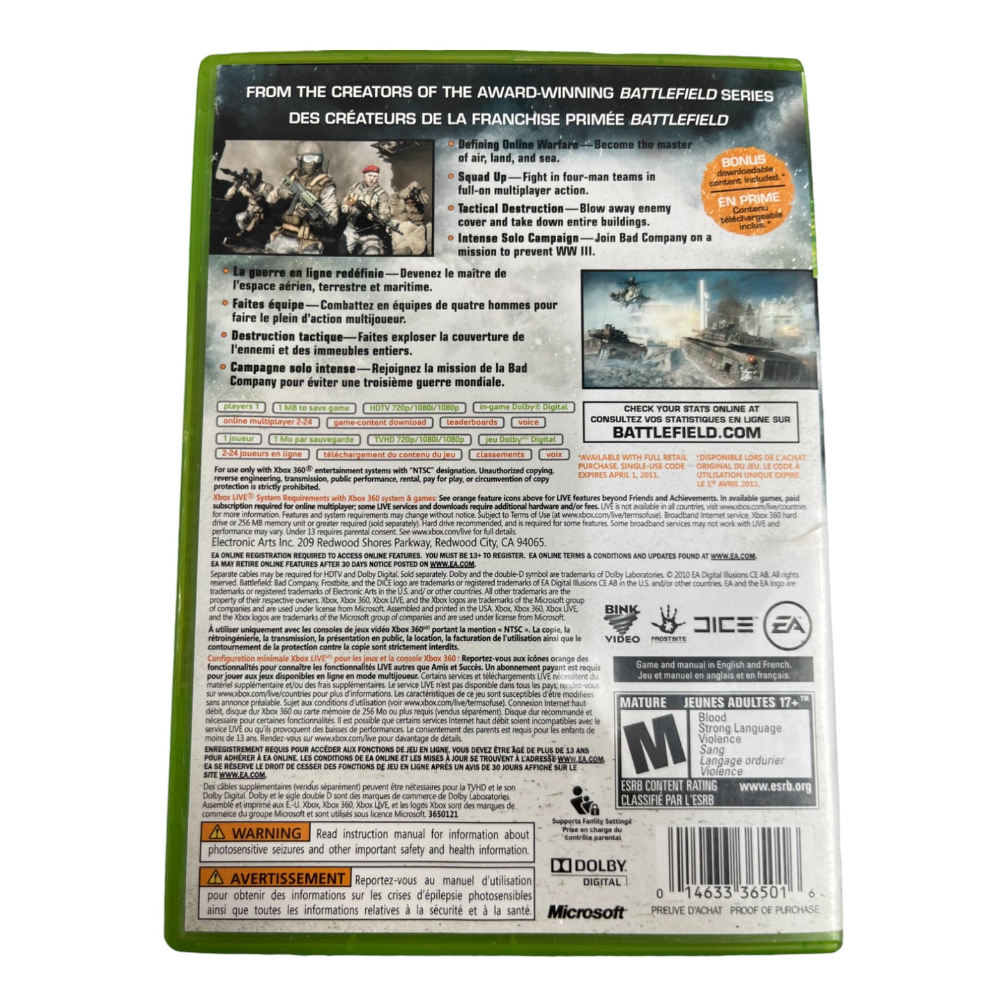 Battlefield: Bad Company 2 (Xbox 360)