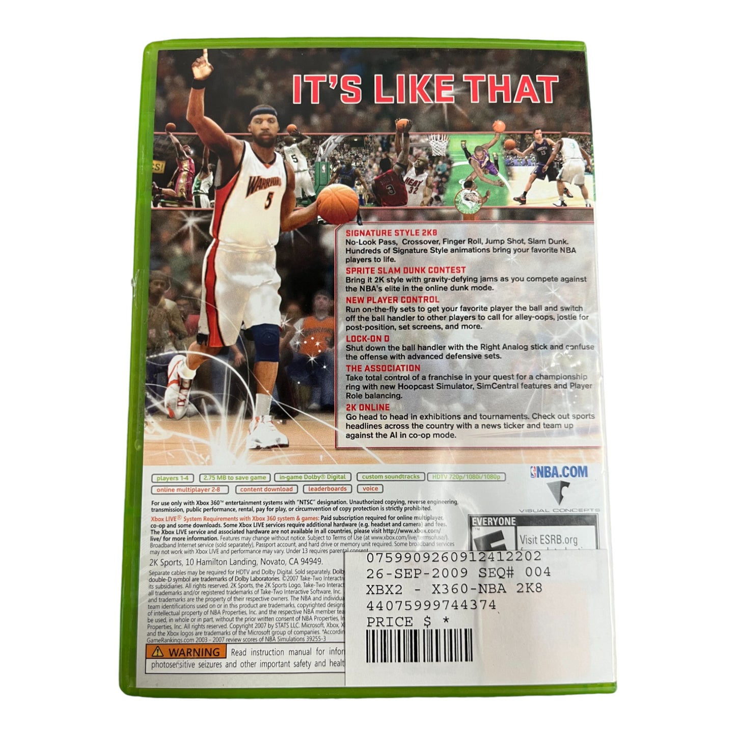 NBA 2K8 (Xbox 360)