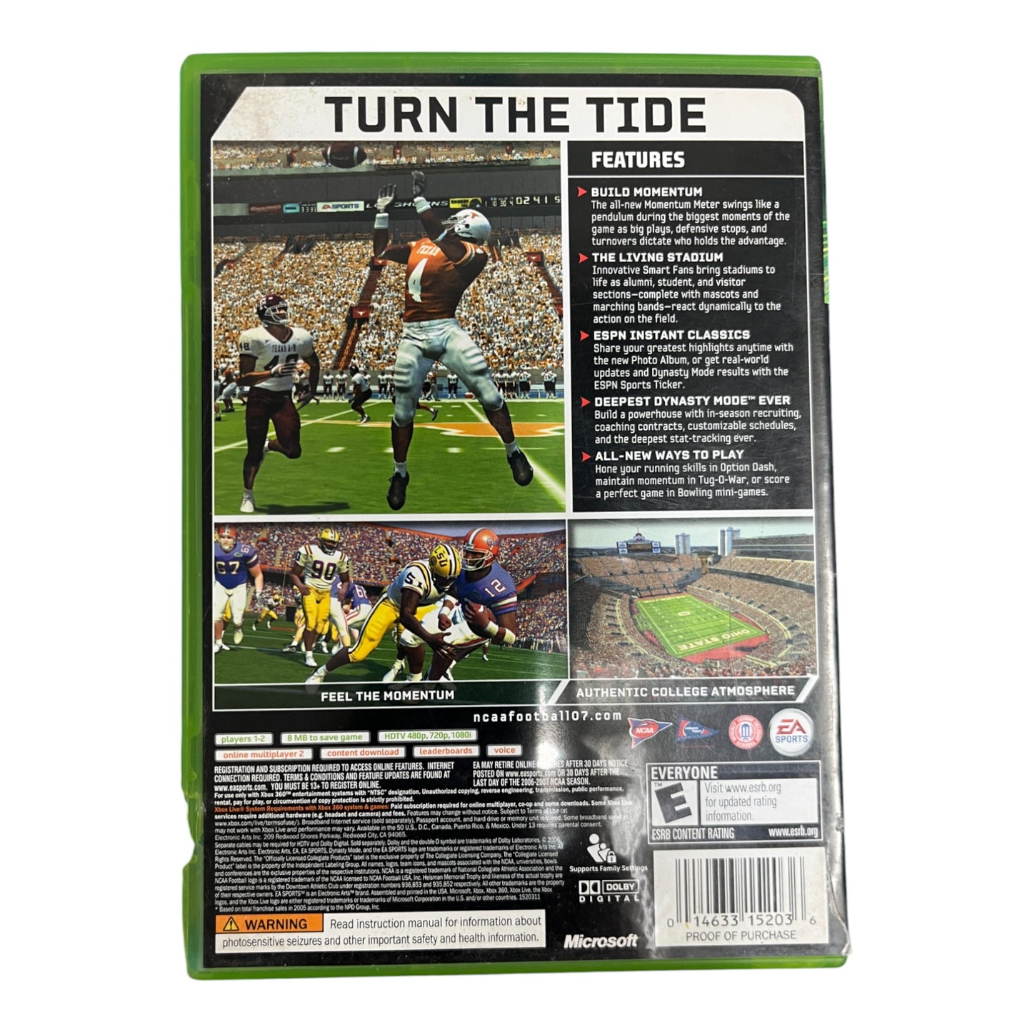 NCAA Football 07 (Xbox 360)