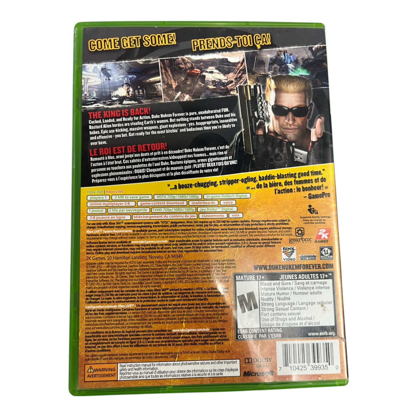 Duke Nukem Forever (Xbox 360)