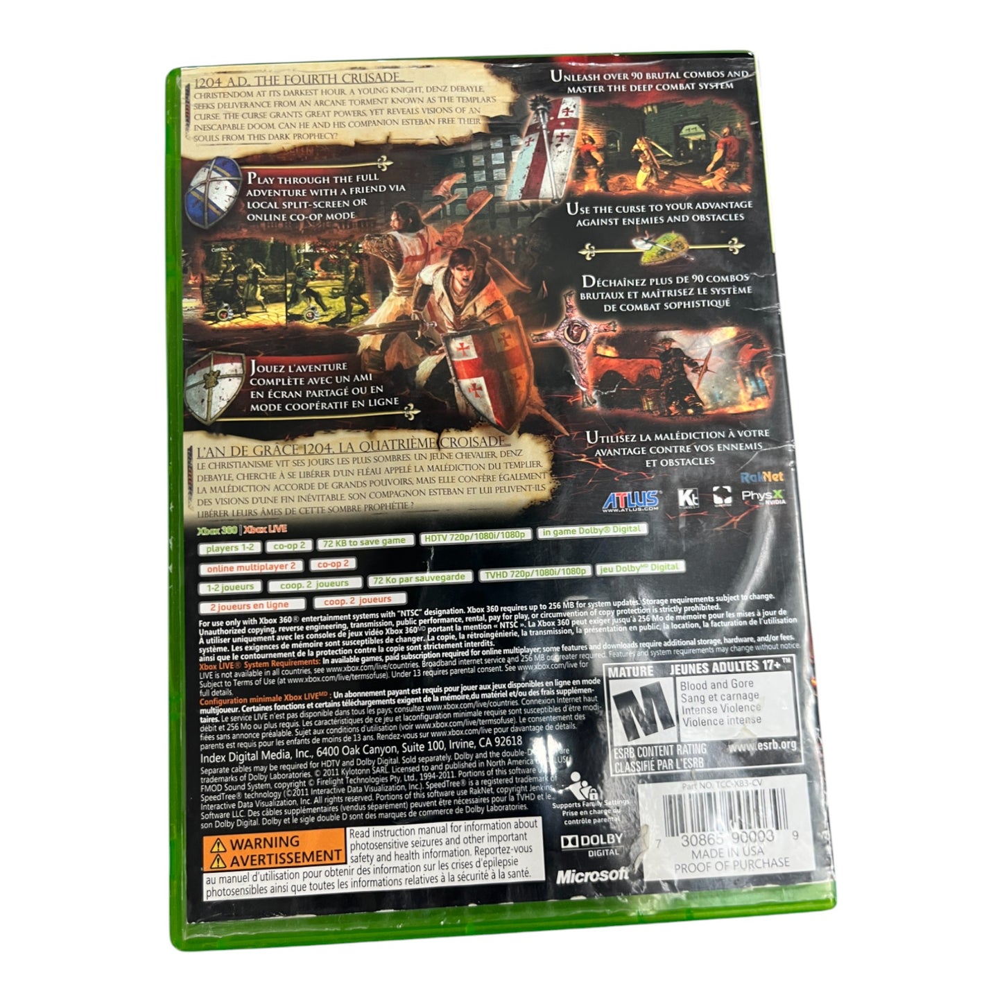 The Cursed Crusade (Xbox 360)