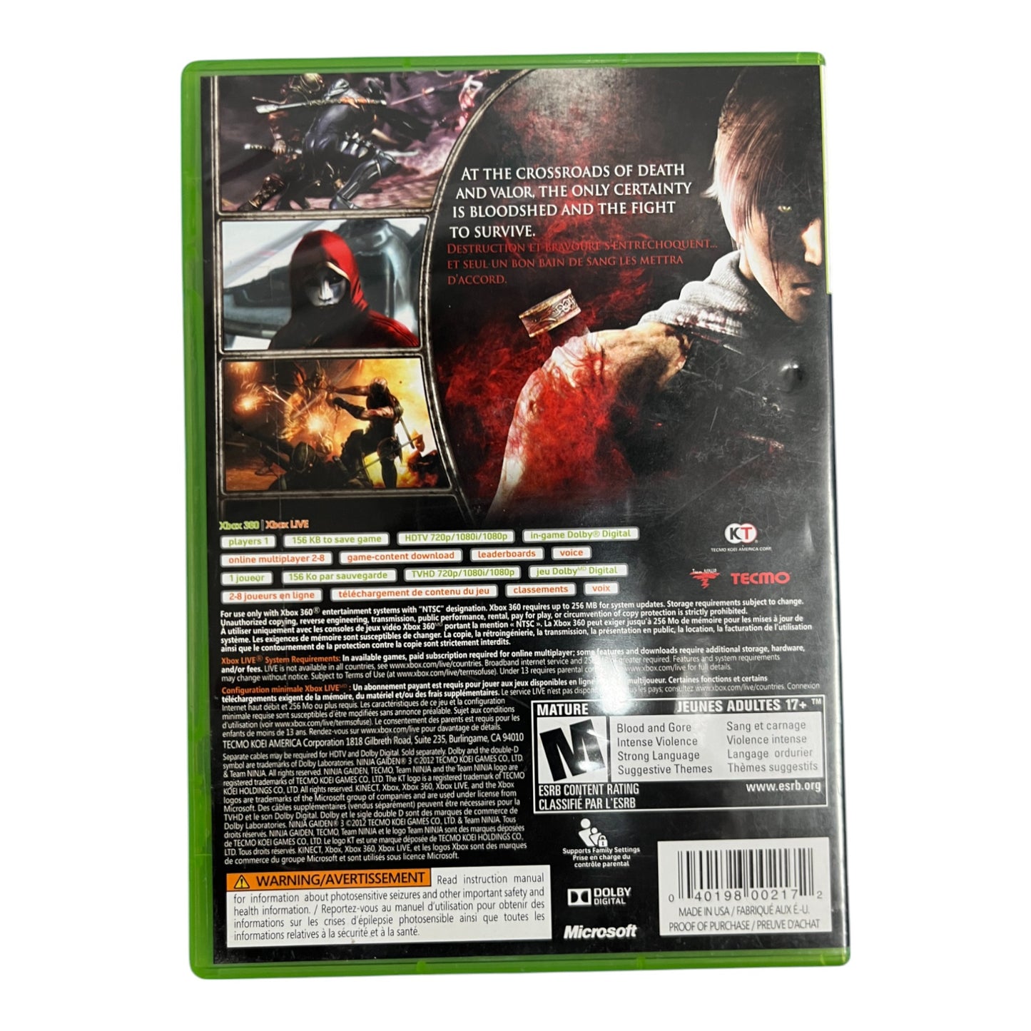 Ninja Gaiden 3 (Xbox 360)