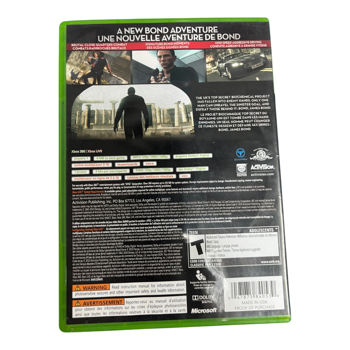 Bloodstone 007 (Xbox 360)