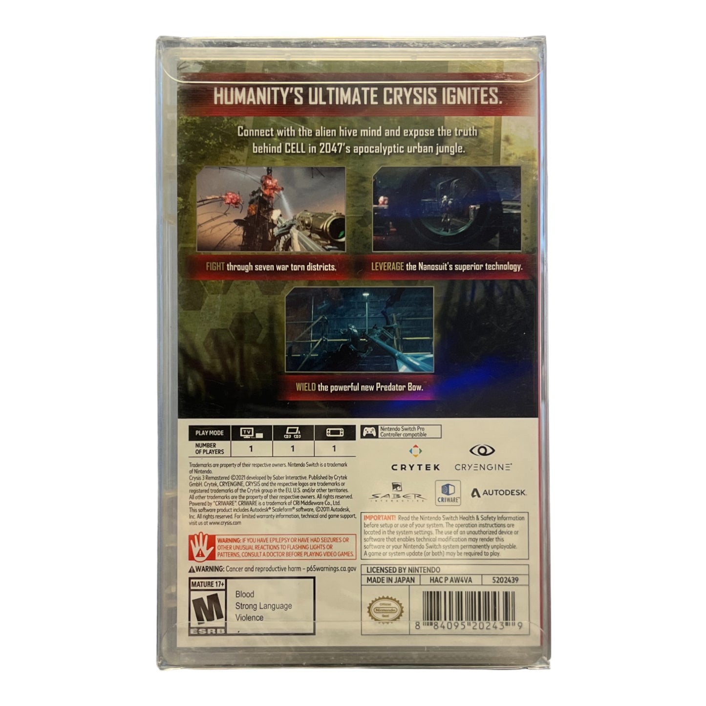 Crysis 3 Remastered (Switch)