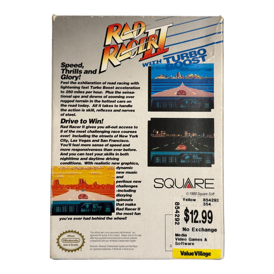 Rad Racer II (NES)