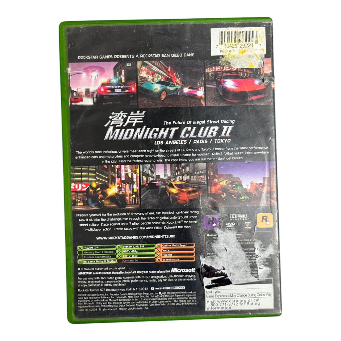 Midnight Club 2 (Xbox)