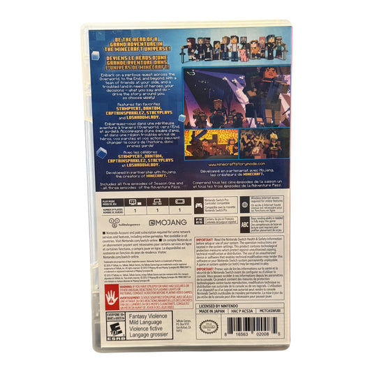 Minecraft Story Mode: The Complete Adventure (Switch)