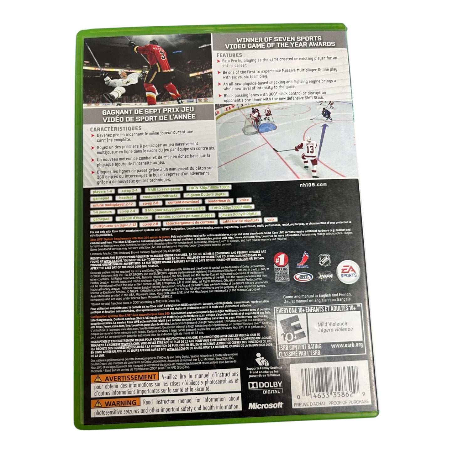 NHL 09 (Xbox 360)