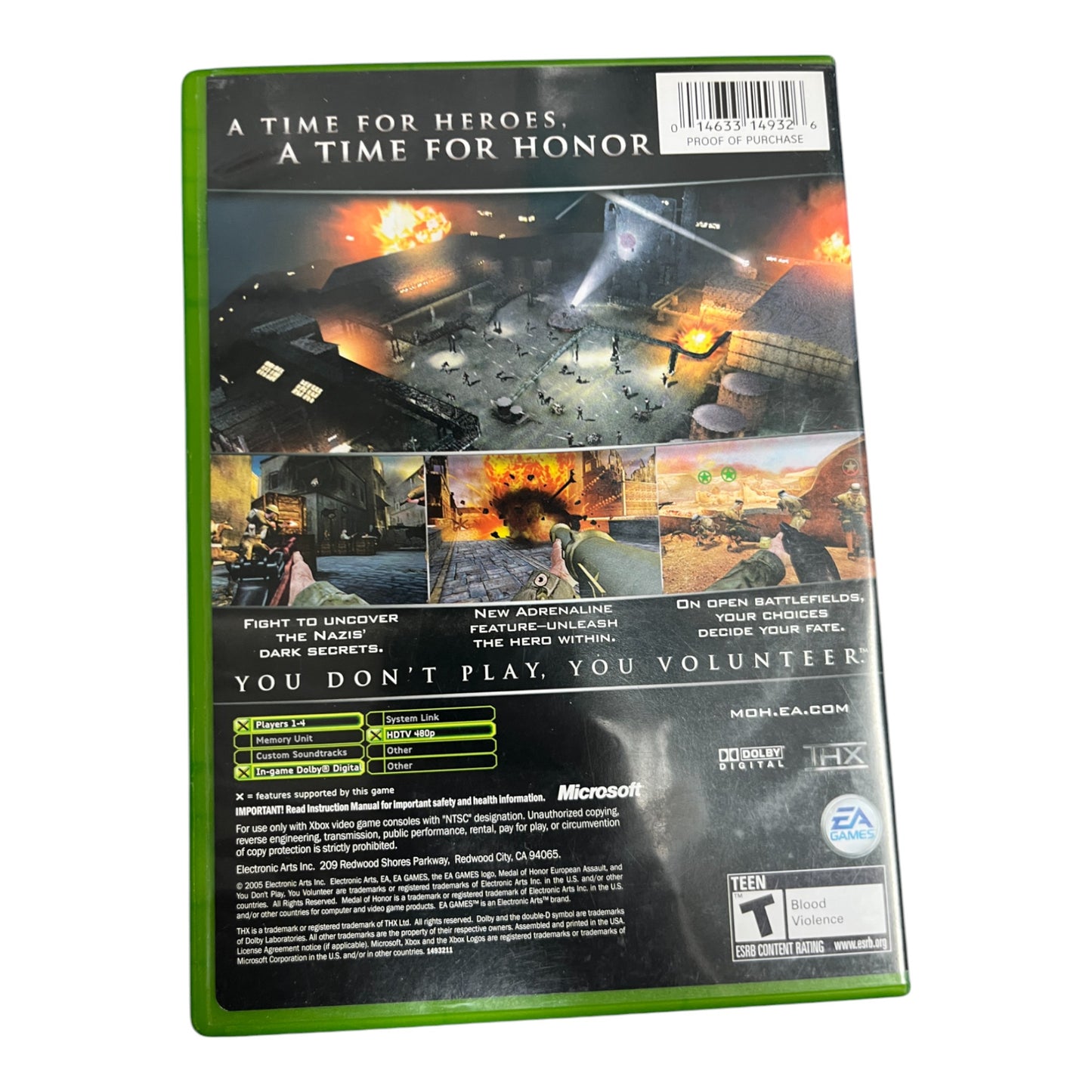 Medal of Honor European Assault (Xbox)