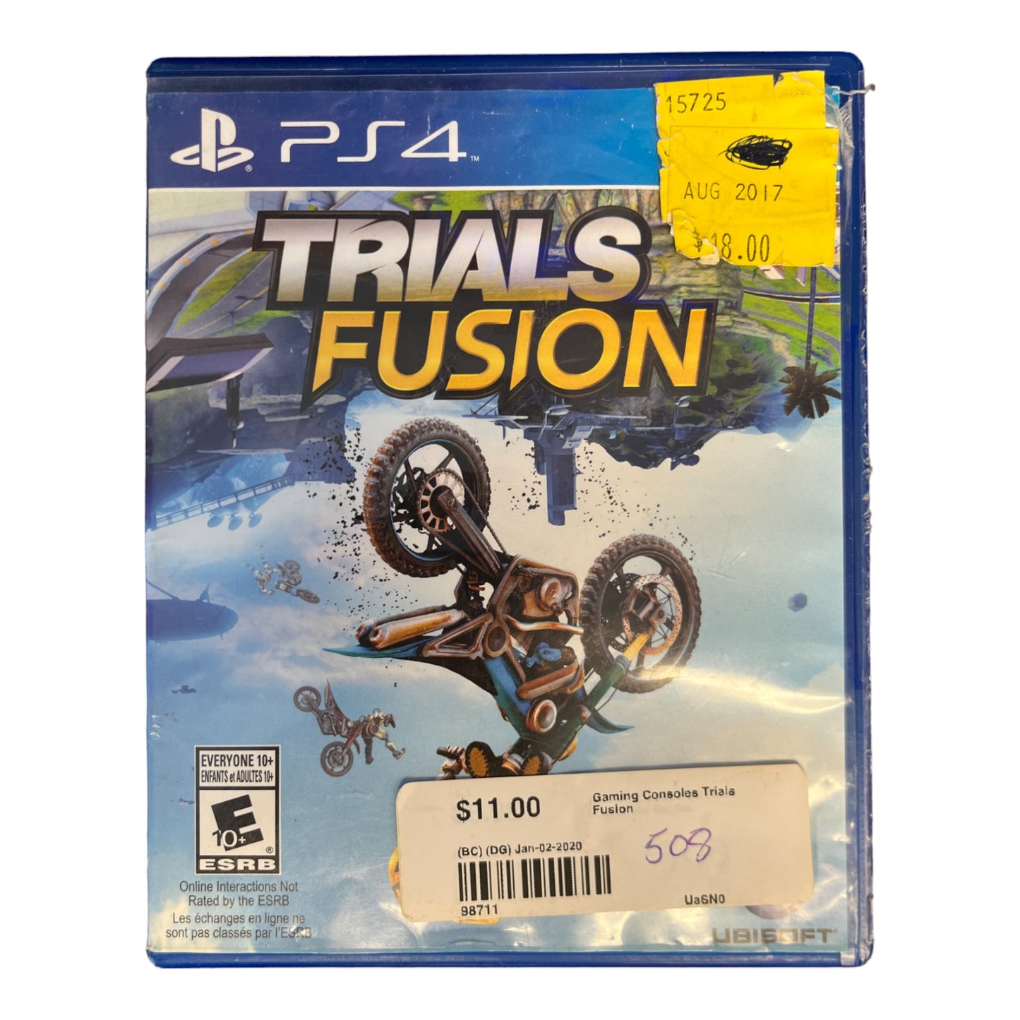 Trials Fusion (PS4)