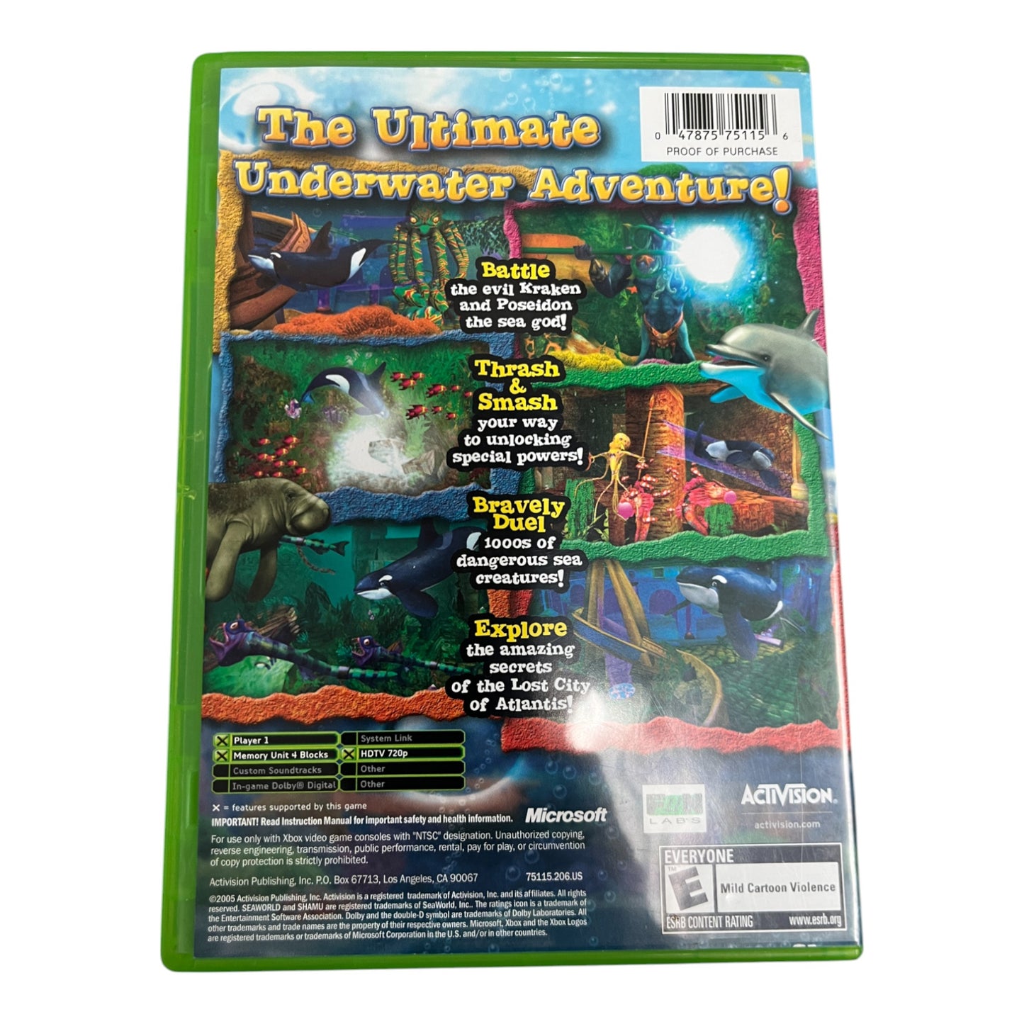 Shamu's Deep Sea Adventures (Xbox)