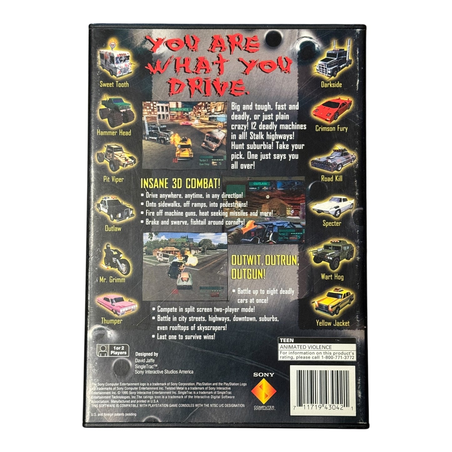 Twisted Metal [Long Box] (PS1)