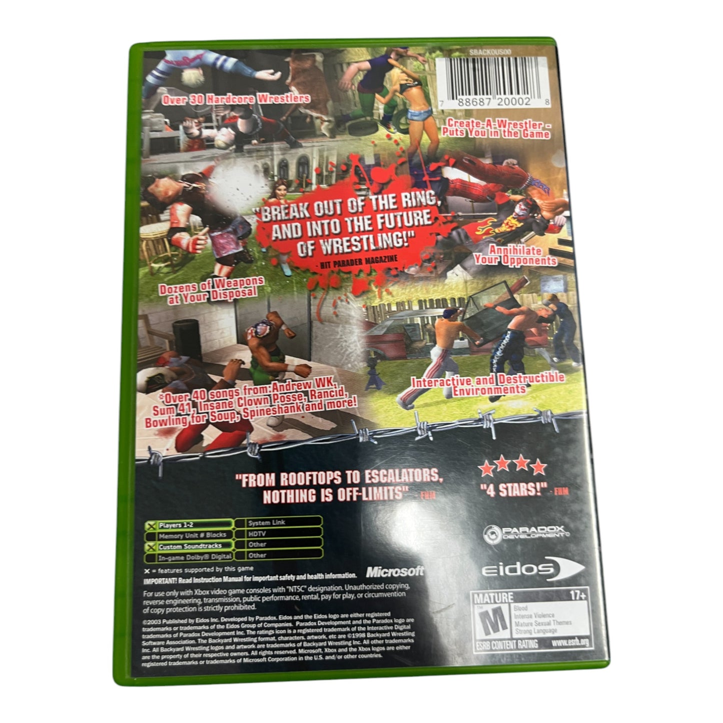 Backyard Wrestling (Xbox)