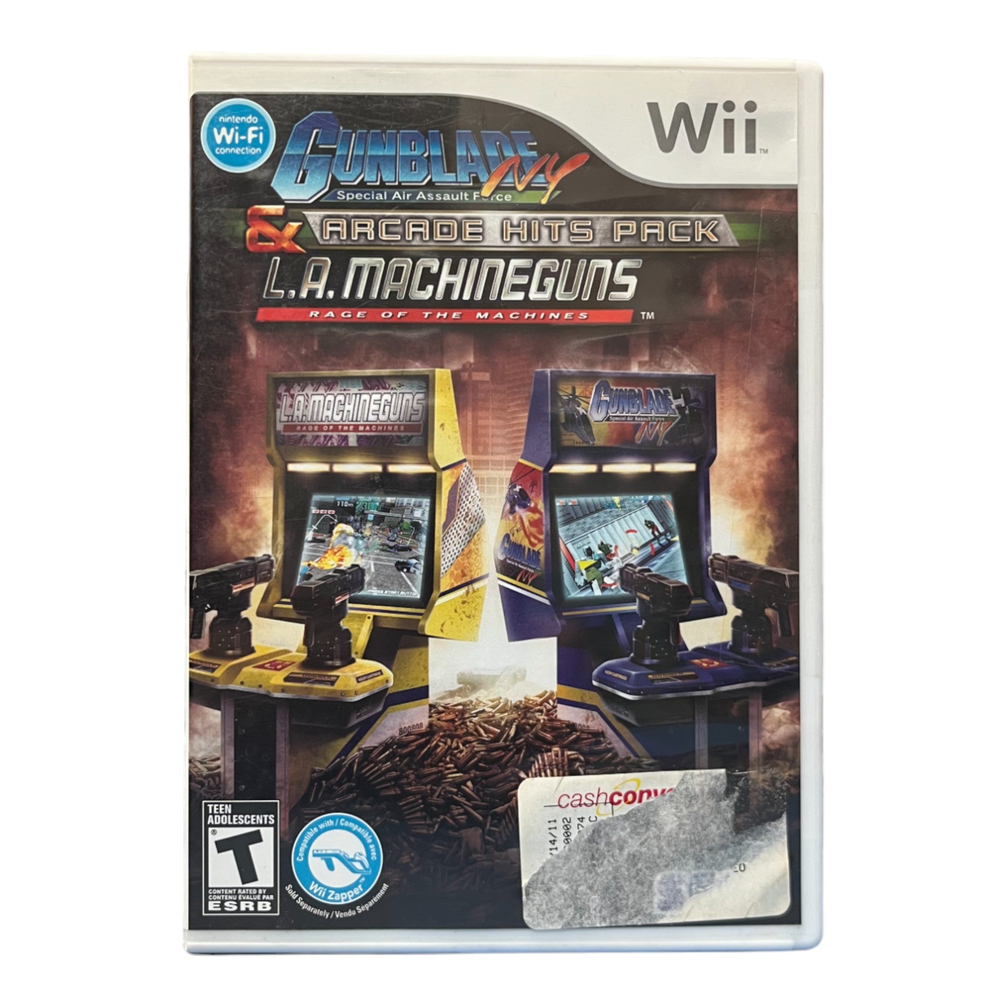 Gunblade NY and newest LA Machineguns Arcade Hits Pack for Nintendo Wii