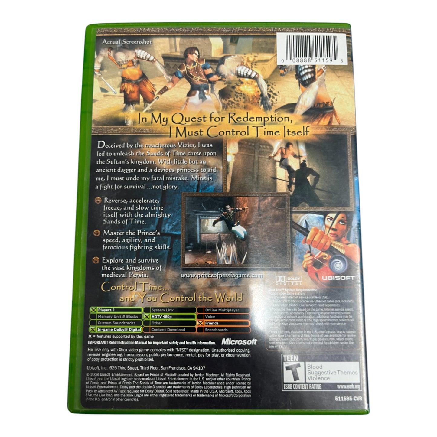 Prince of Persia: The Sands of Time (Xbox)