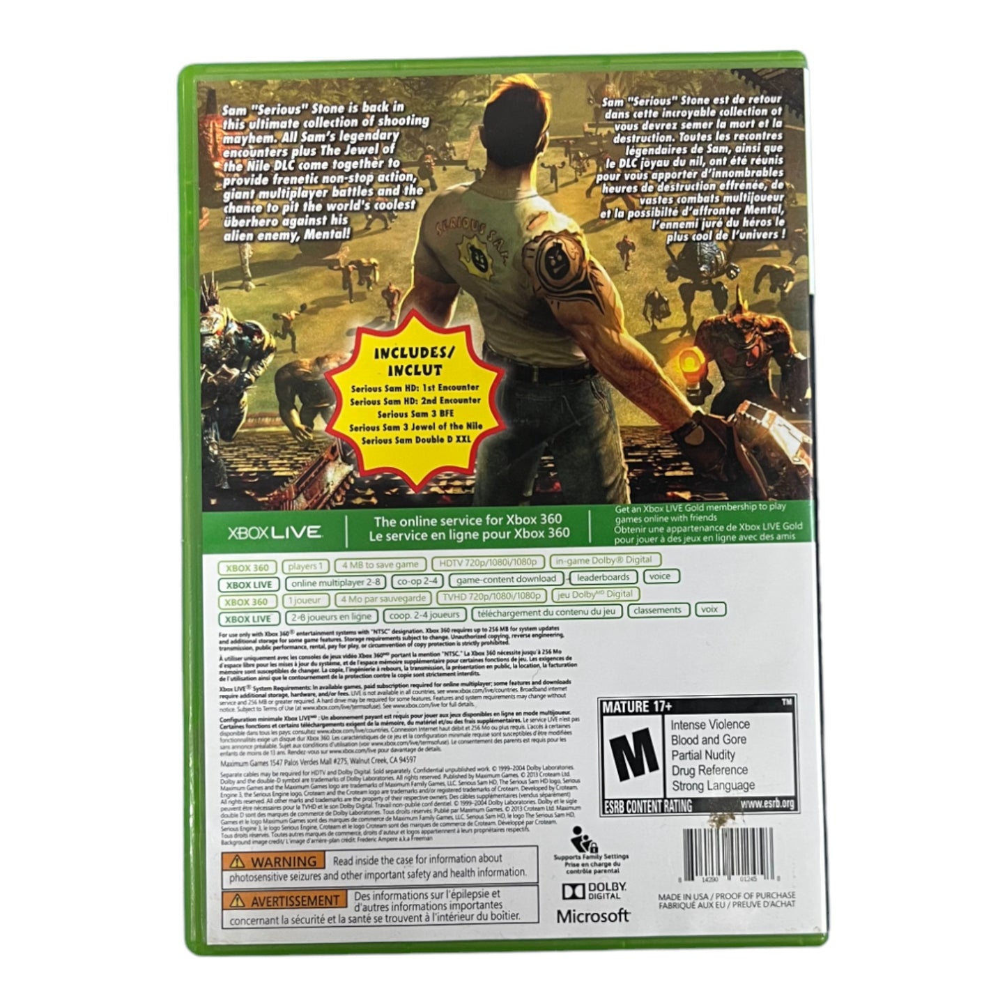 Serious Sam Collection (Xbox360)