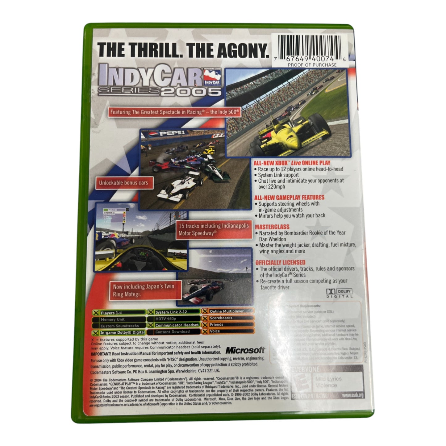 IndyCar Series 2005 (Xbox)