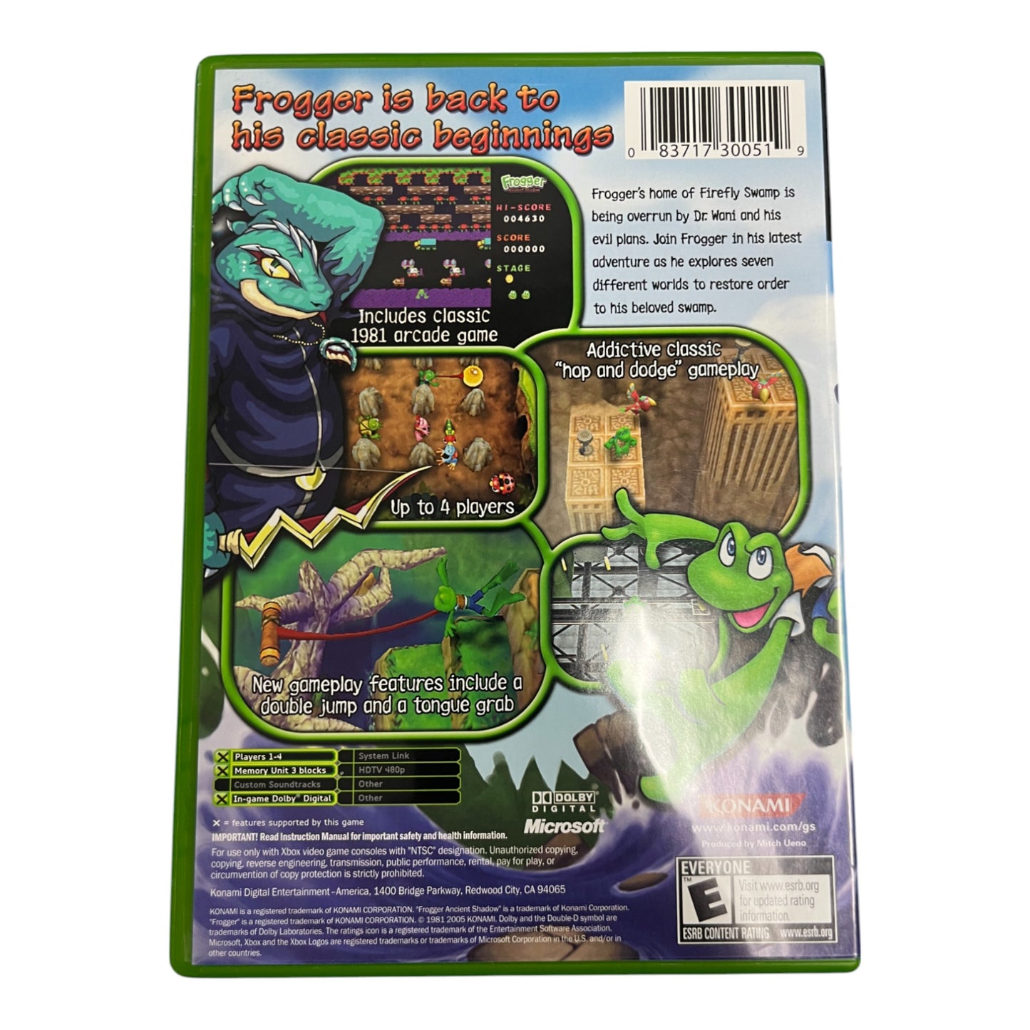 Frogger Ancient Shadow (Xbox)